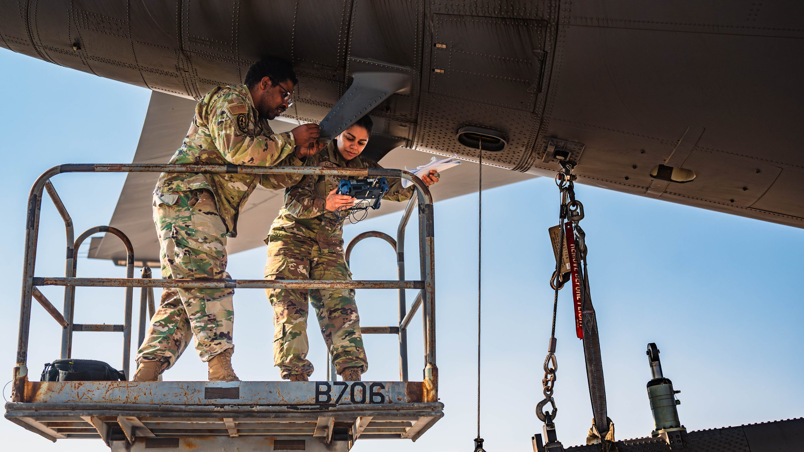KC-46A üzerinde ultrasonik NDT uygulaması